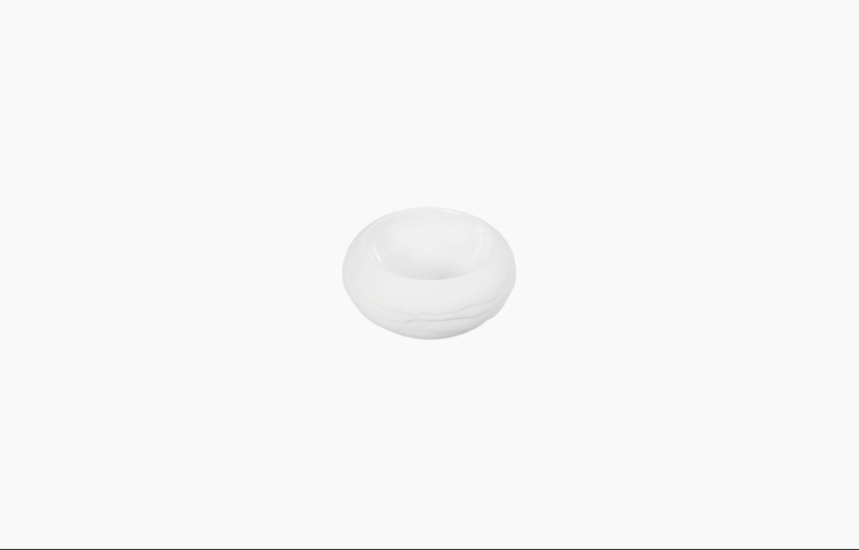 TAÇA REDONDA Ø8CM ALT.3CM BRANCO TERRA